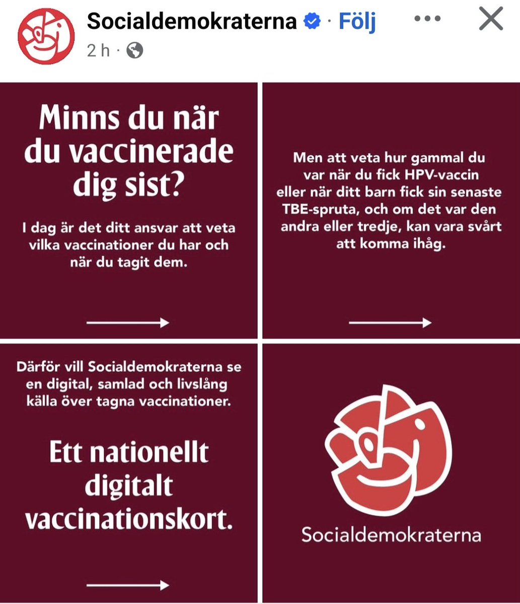 Nämen nämen!
Nu börjar de.
Givetvis talas det inte om att Anderssons man kommer tjäna på detta, likt han gjorde med vaccinpassen.
Jävla äckeln.