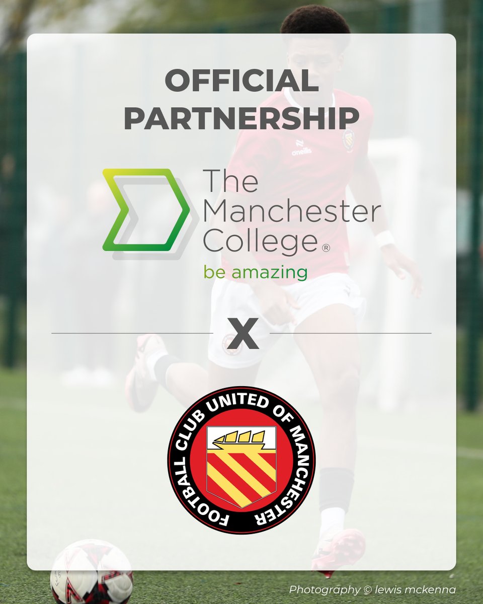 TheMcrCollege's tweet photo. We’re delighted to announce our partnership with @FCUnitedMcr and new Level 3 Sport and Physical Activity (Sports Coaching) course! ⚽

Know someone aged 16-19 who loves football and sport? Tell them about our open event later this month. Details 👉 https://t.co/ST99tVUw6e https://t.co/Ux6taqTFt7