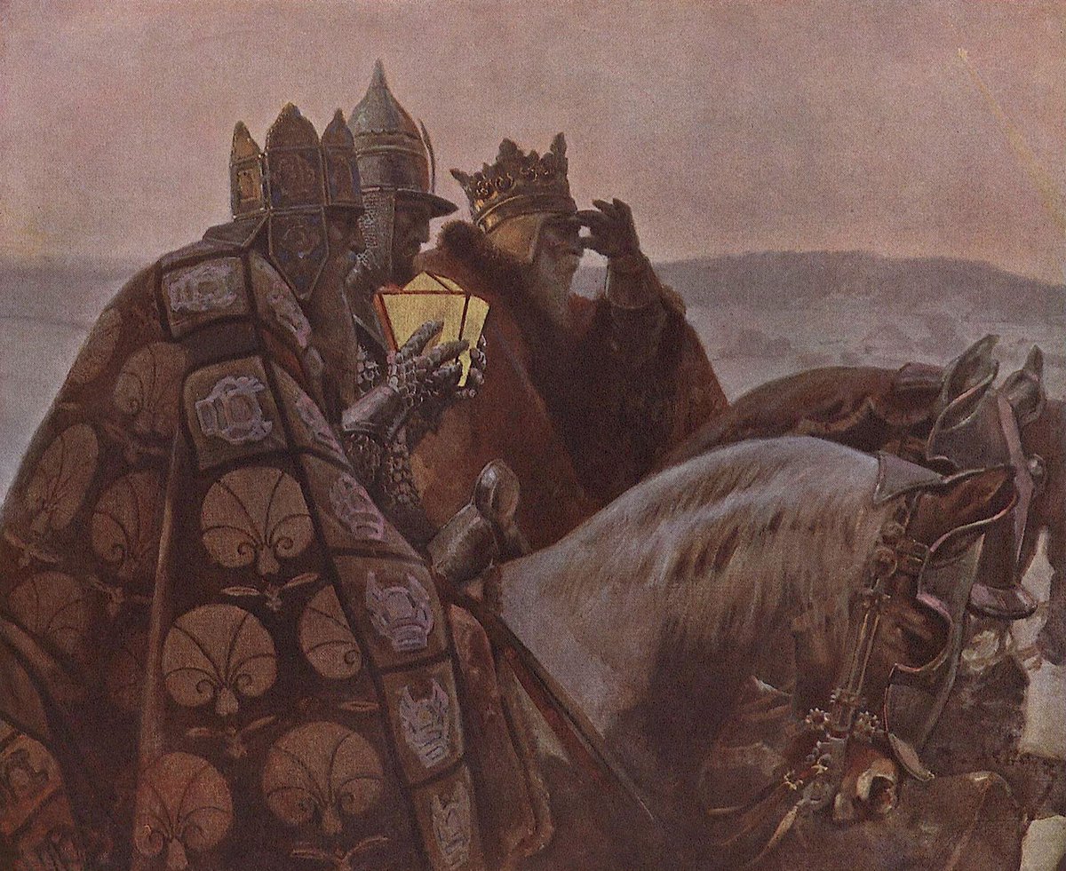polmastersofart's tweet photo. Piotr Stachiewicz - Styczeń. Pochód Trzech Króli (ilustracja z cyklu Boży Rok inspirowanego przysłowiami ludowymi*), przed 1907. #PolishMastersofArt
______
* "Gdy w Trzech Króli mrozem trzyma, będzie jeszcze długa zima" 🥶 https://t.co/2pRnbVLLLn