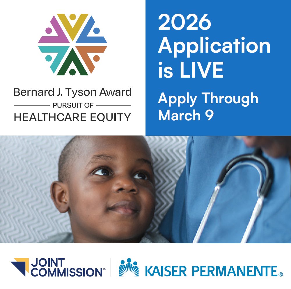 aboutKP's tweet image. Tyson Award applications are now open, recognizing organizations advancing quality, safety, and health care for all. 

Honorees will be celebrated at UNIFY 2026. 

Apply by March 9 🔗 k-p.li/49rFtxf

@TJCommission