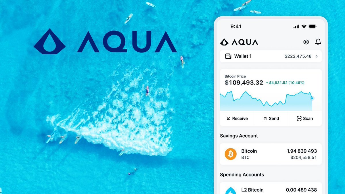 BTCsessions's tweet image. I’m blown away by @AquaBitcoin's efficiency. It takes away all the Layer 2 complexity so you don’t have to deal with it, and the low-fee structure is unbelievable.

Perfect to use #Bitcoin every day, or for those that are just getting started.

Get AQUA: aqua.net/btcsessions