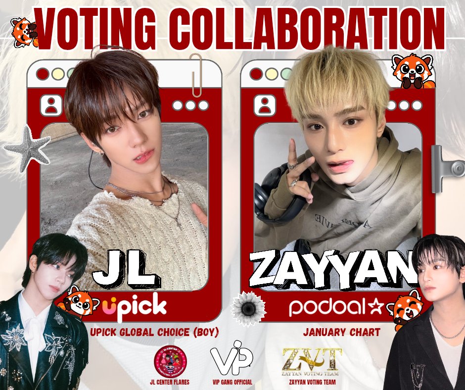 OfficialVIPGang's tweet image. 🚨 𝐕𝐎𝐓𝐈𝐍𝐆 𝐂𝐎𝐋𝐋𝐀𝐁 𝐀𝐋𝐄𝐑𝐓 🚨

TAXz and Seablings 🔊 we are proud to announce VIP Gang Official’s first voting collaboration is here!

Together with Zayyan Team (@ZayyanTeam) and JL CENTERFLARES (@jlcenterflares), let’s push our boys to the top 💛

🗳️ Vote for Zayyan…