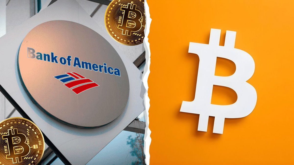 🚨 Just in: 🇺🇸 Bank of America now permits wealth advisors to recommend a  4% Bitcoin allocation to clients. Will this normalize Bitcoin in portfolios?
