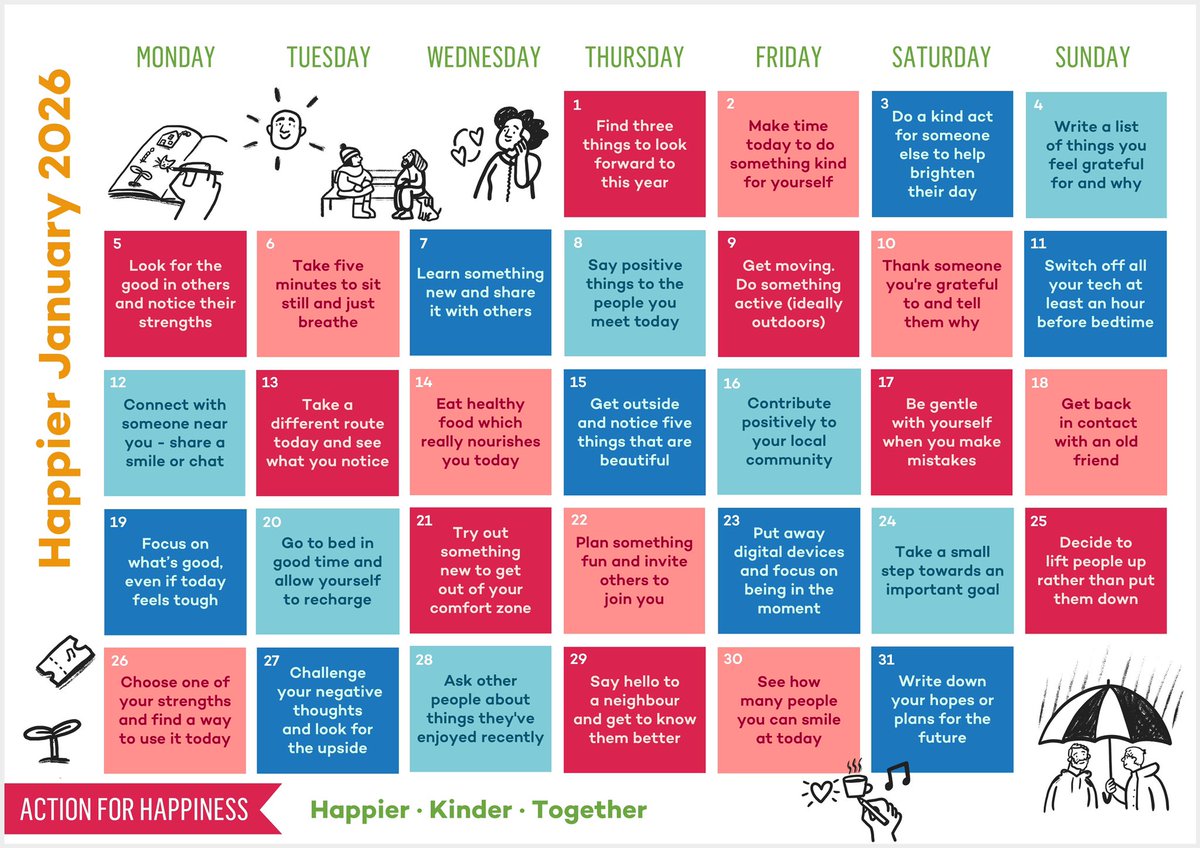 Action for Happiness tweet media