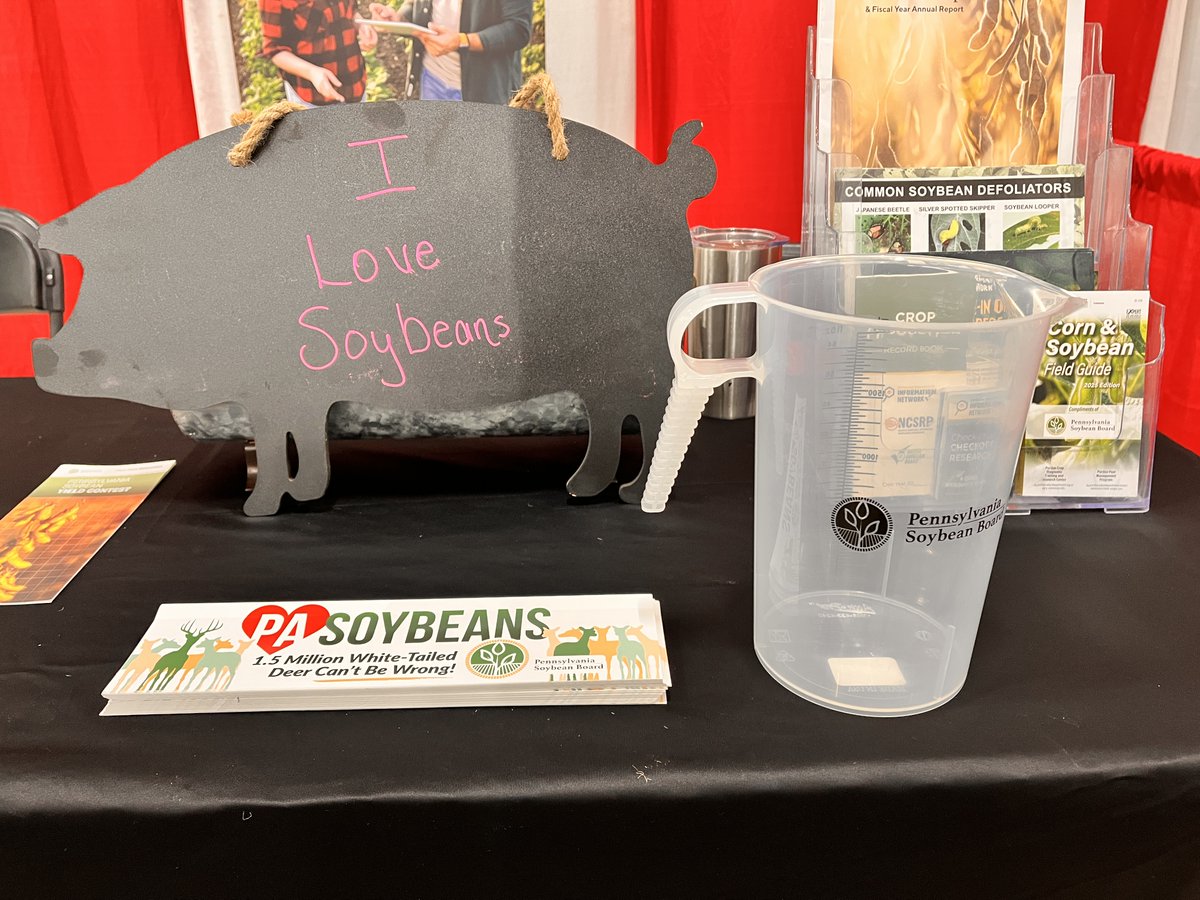 Hello from the Keystone Farm Show! 
 
We’re excited to connect with growers from across PA, share soybean research information and learn from industry experts. If you’re attending the show, please stop by Booth #1007 in Building One for a chance to receive a free measuring cup!