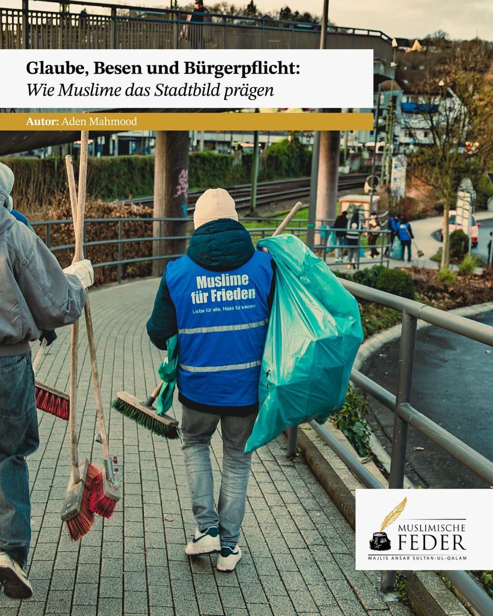 MASQDeutschland's tweet image. Neuer Artikel Online 💡

Glaube, Besen und Bürgerpflicht: Wie Muslime das Stadtbild prägen

Jetzt hier lesen: 
muslimischefeder.de/stadtbild-musl…

#stadtbild #islam #neujahr #Artikel #muslimischefeder #bürgerpflicht #Neujahresputz