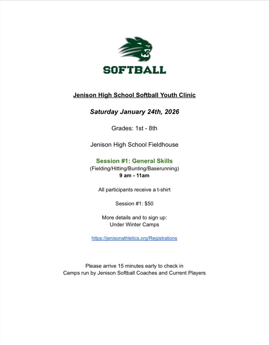 Jenison Softball tweet media