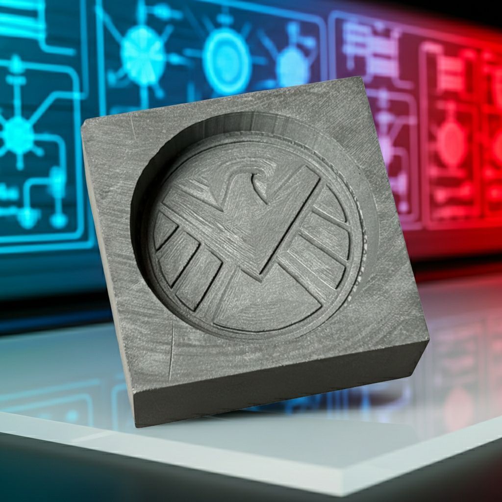 InfoScottish's tweet image. Cast your own heroics!  This Marvel Logo Round Graphite Mold is perfect for high-heat silver or gold pours. Reusable and incredibly detailed. 

Link in Bio.

#Marvel #GraphiteMold #SilverCasting #MarvelFans #DIYBullion #UKStackers #PureScottishSilver