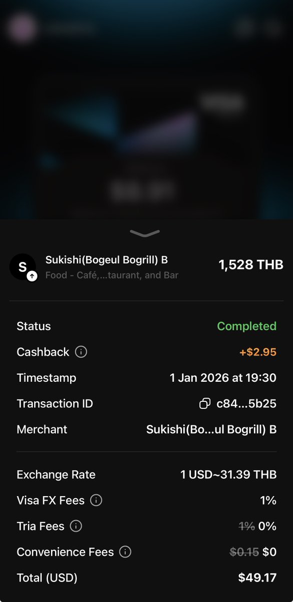 With <a href="/useTria/">Tria</a> 
You don't have to pay gas fees yourself. There are no convenience fees and no more second thoughts before hitting Confirm.

Tria makes every transaction simpler and more liberating.

What you get back is real value: cashback and points on every spend with the