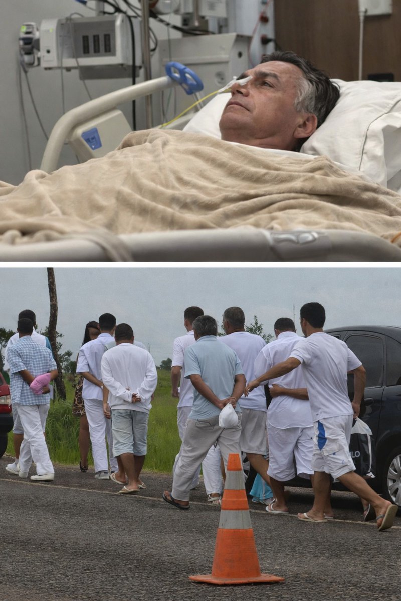 Sonaira_sp's tweet image. É impossível não sentir indignação diante de um Judiciário que solta quase 50 mil presos condenados por crimes de toda ordem, enquanto Jair Bolsonaro, um idoso e com graves problemas de saúde, é mantido sob rigor extremo, em situação  desumana. Que Deus proteja nosso presidente!