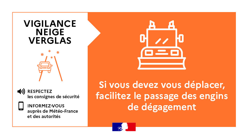 Image de Préfète de la Creuse - 🟠❄️ Météo France place la #Creuse en #VigilanceOrange Neige - Verglas, pour la journée de mercredi 