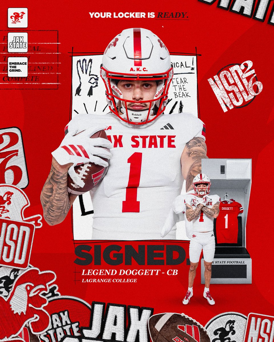 𝐒𝐈𝐆𝐍𝐄𝐃🖋️

Your locker is ready, Legend Doggett‼️

#EmbraceTheGrind | #AKC