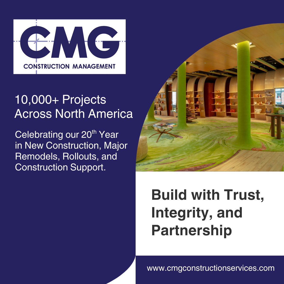 inc_cmg's tweet photo. New year, a look back at what we delivered—so our clients could move faster with confidence.
10,000+ projects | 70+ brands | U.S., Canada &amp; Europe
Faster openings. Fewer surprises. Proven execution.
https://t.co/fQbNuRQHHP https://t.co/DEXQITyJNo
