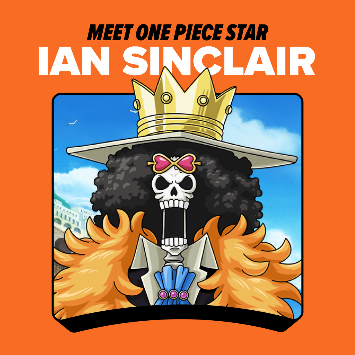 FANEXPOCLE's tweet photo. Yohohoho, it’s time to set sail—and maybe power up, too ⚡ @iantweeting, the voice of Brook in One Piece, is joining us at #FANEXPOCleveland. Grab your tickets: https://t.co/NRtCEtNDsP
#Cleveland #CLE #IanSinclair #OnePiece #Anime https://t.co/0Idvfqi0VU