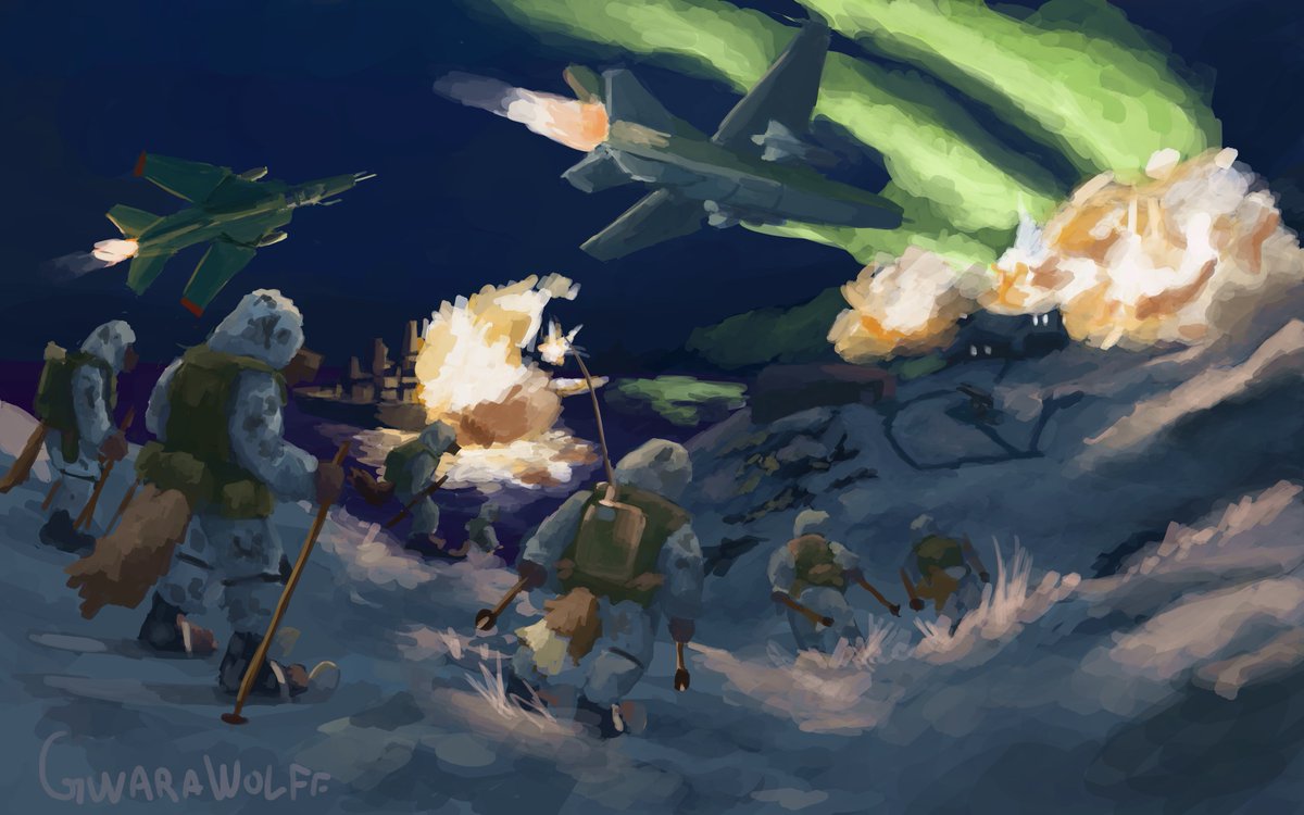 Gwarawollf's tweet image. Winter Raid