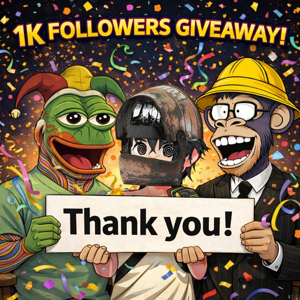 •ho lee sheet

•1k followers

•i didn't prepare for this

•giving away GTDS spots for <a href="/KIDOBOY_base/">KIDOBOY⚡️🌌</a> I guess..

On the real note, thank you base fam! 
Now drop address and if I reply to you you're in GTD FREEMINT for <a href="/KIDOBOY_base/">KIDOBOY⚡️🌌</a>