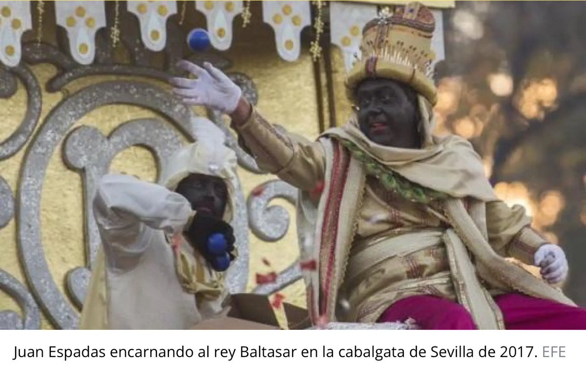 RABAGOISABEL's tweet image. Que dice la izquierda que pintar la cara a Baltasar es racismo. No como cuando ellos aplaudían la mamarrachada de las “Reinas Mágas” de Carmena que nos tuvimos que tragar. Su “Baltasara” en Madrid. Eso era maquillaje empoderado feminista, no?🤣🥳🍿

La izquierda es un puro meme.