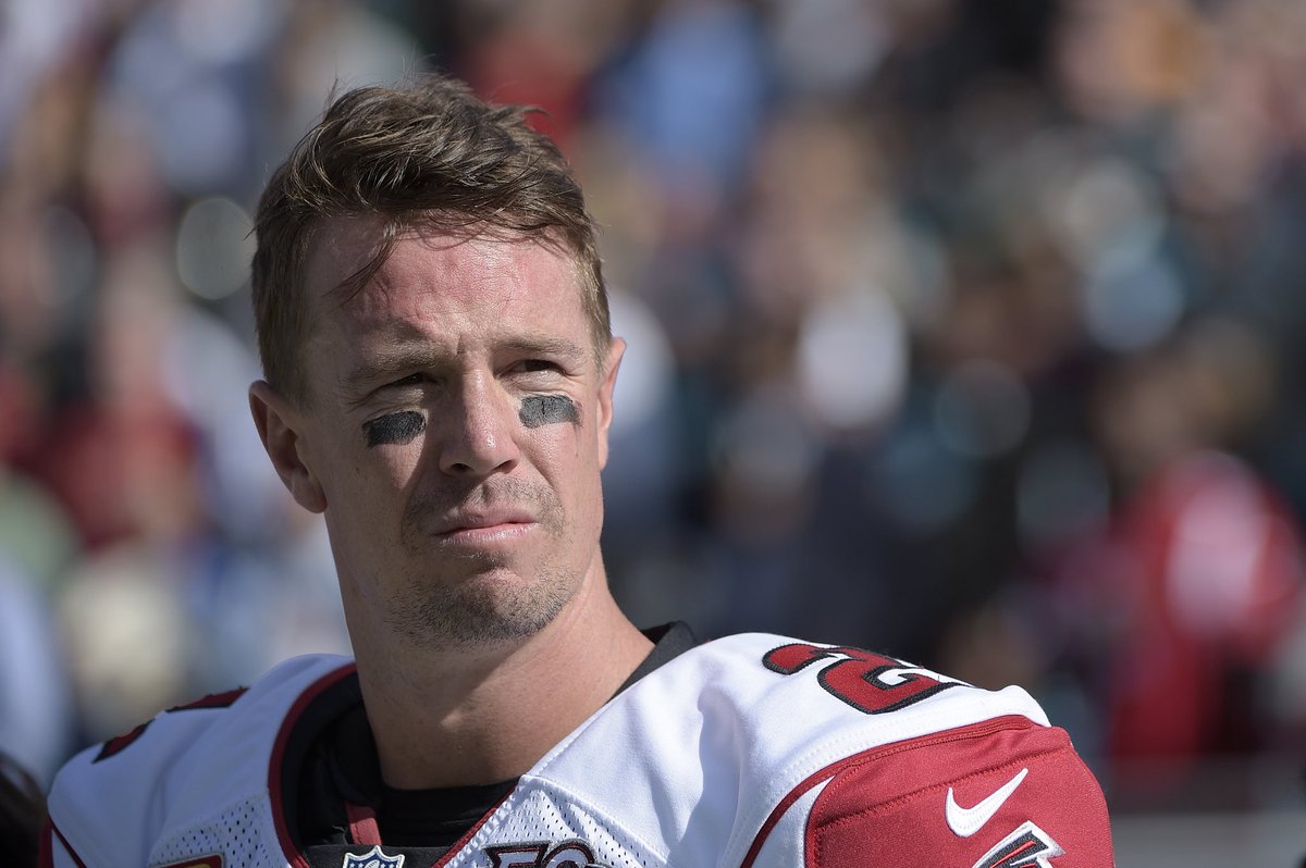 RapSheet's tweet image. Former #Falcons QB and CBS analyst Matt Ryan interviews later this week, Thursday or Friday, with Atlanta for the newly created president of football post, sources say. He is considered the favorite.