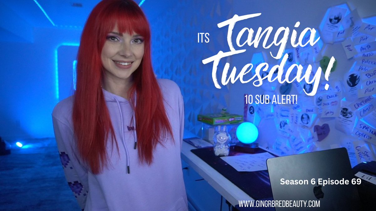 gingrbredbeauty's tweet image. Its TANGIA TUESDAY! Come make the 10 sub alerts! I love when my alerts have a little touch of my community in them so lets have some fun! &amp;lt;3 #live on #twitch in 15 twitch.tv/gingrbredbeauty
#repost for #giveaway entries!