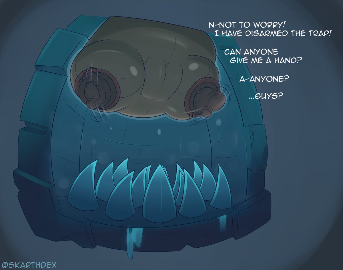 Adventuring parties like to employ at least one smaller, nimbler member who can assist with spotting and disarming traps. She's never missed one yet!

Trying my hand at a faster, more cell shaded approach for coloring. I hope it worked out!