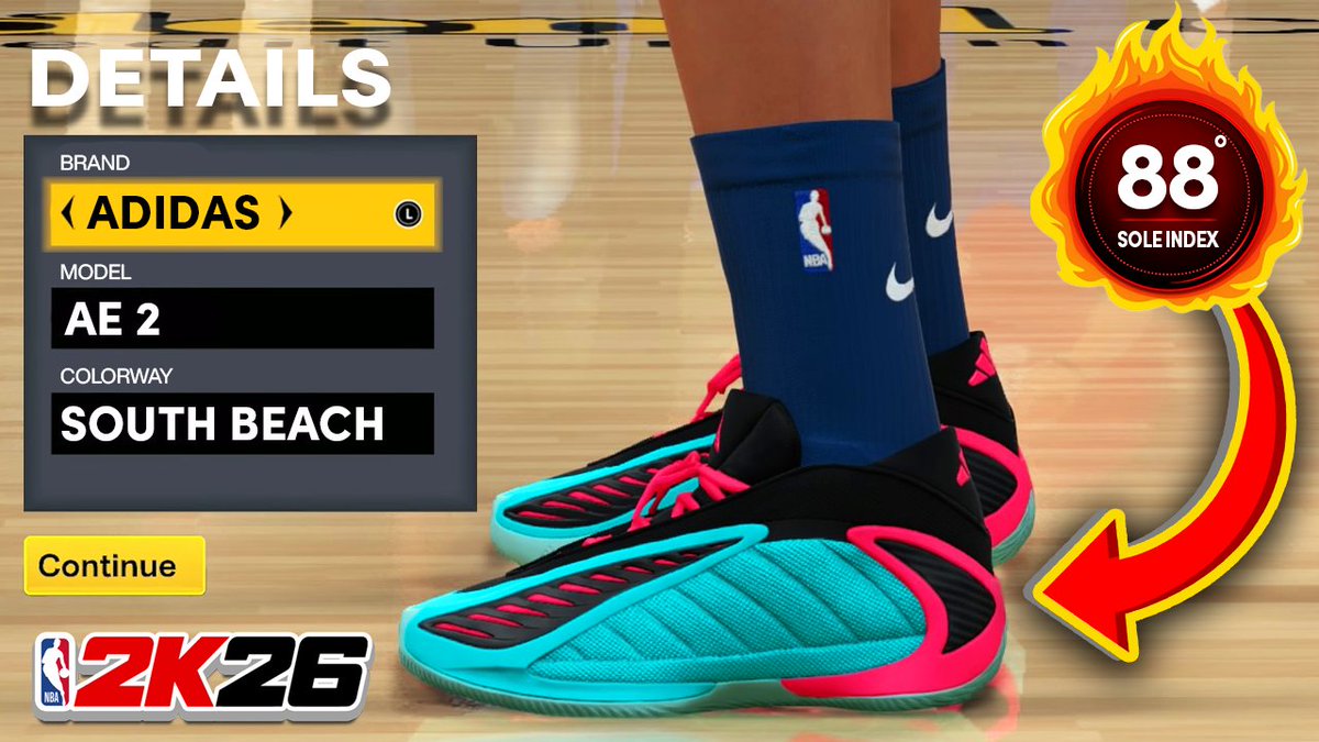 🧪 New Shoe Drop 🧪

adidas AE 2 South Beach

youtu.be/SOMBfxw7Lic

#thesolelab #solenation #nba2k26 #nba2k #adidas #anthonyedwards #ae2 #southbeach
