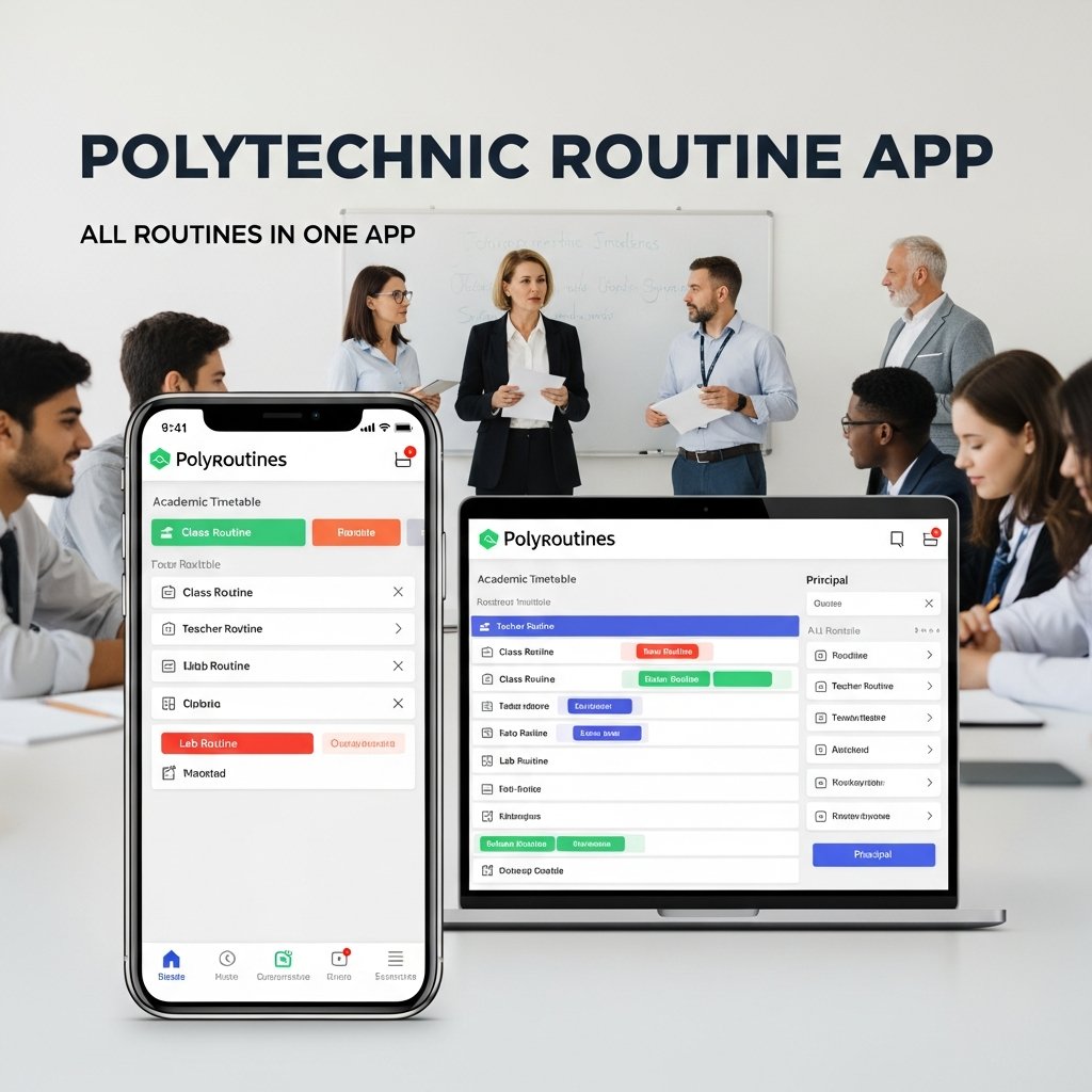 shariful0194414's tweet photo. Polyroutines App | Smart Routine Management System for Polytechnic Institutes🫡 #polyroutines,
#polytechnicroutineapp,
#polytechnicroutinemanagementsystem,
#polytechnicclassroutineapp,#polytechnicteacherroutine,#polytechnicstudentroutine, https://t.co/i9Q72OPWkz