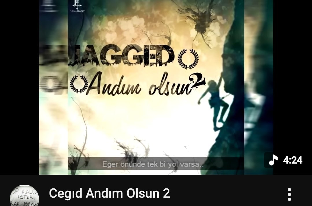 bu şarkı şu zamana kadar atılan tüm    motivasyon,videolarına,konuşmaların    a,kitaplarına falan bedel amk