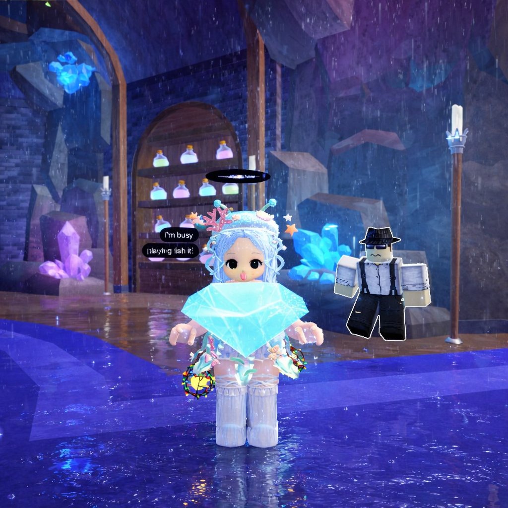 givencmy's tweet image. Diamond rod. #fishit #roblox