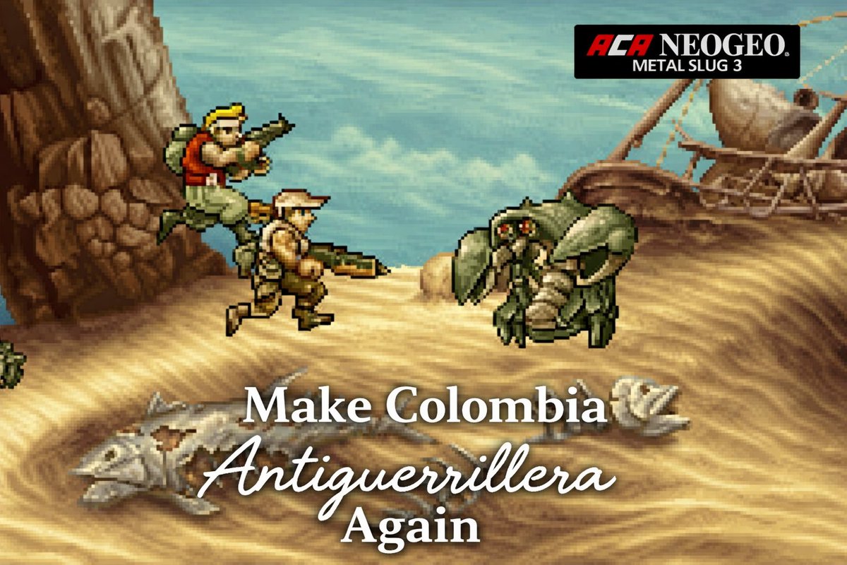 MakeColAntAgain's tweet image. Make Colombia Antiguerrillera Again.