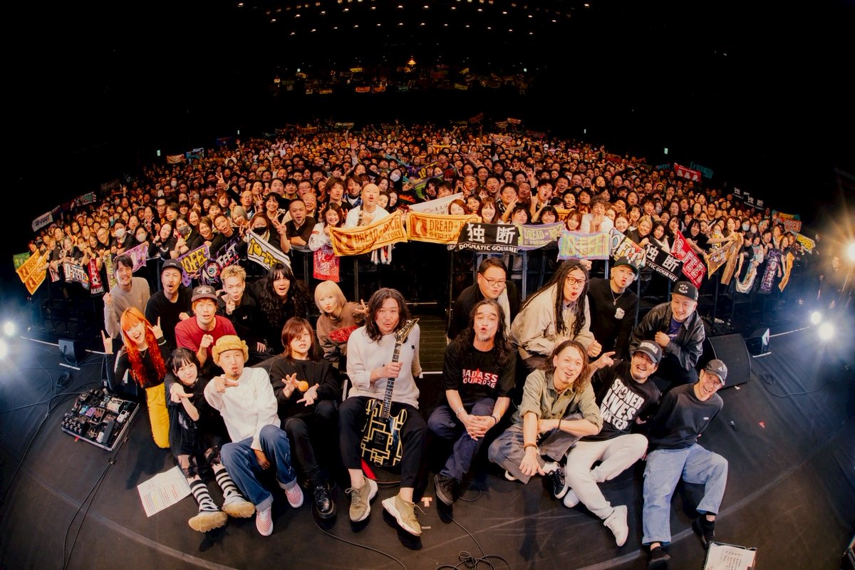 nubo_official's tweet image. 2026.1.6 BADASS TOUR
高崎芸術劇場

新年1発目のライブ
最高の家族とスタートを切りました

残り4本のこのツアーもよろしくお願いします

#BADASS
#10FEET
#GFREAKFACTORY
#ヤバイTシャツ屋さん
#カライドスコープ
#NUBO