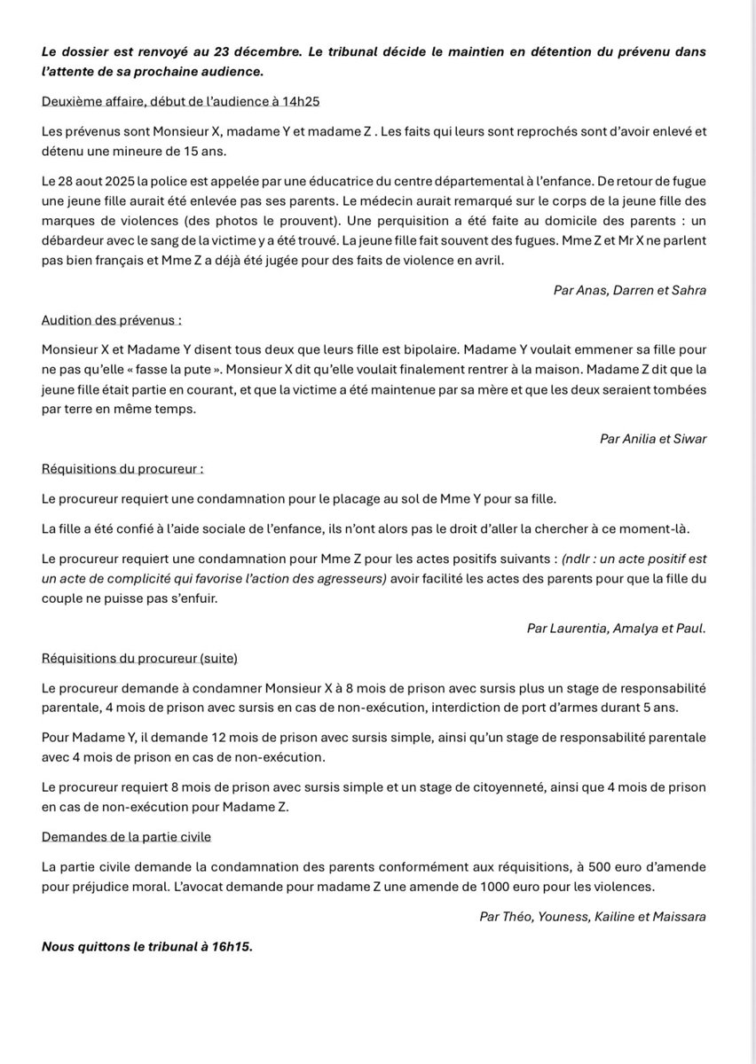 Tribunal Troyes tweet media