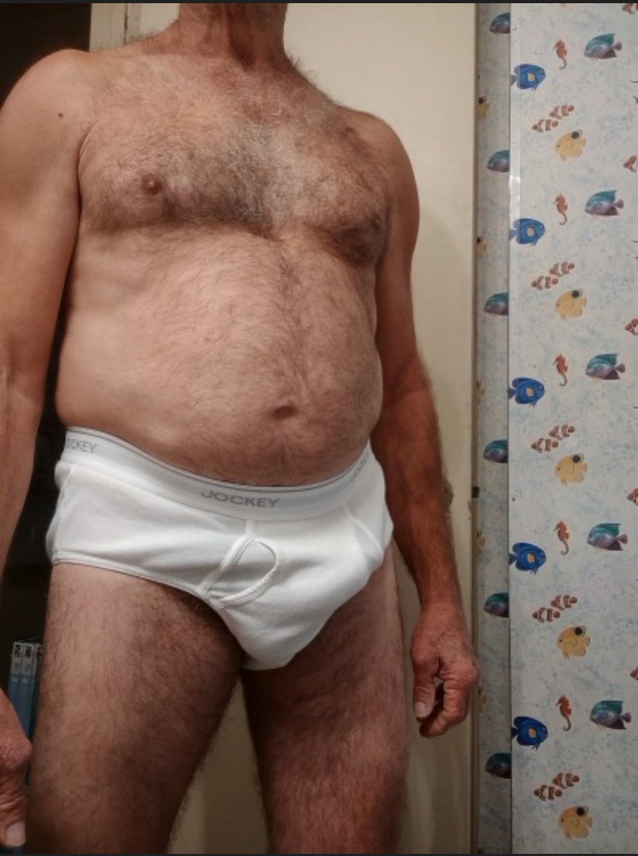 Nothing better than seeing dad in his tighty whities still sporting his morning wood.