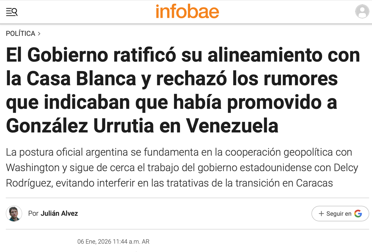 LucaRomero's tweet image. La política exterior de este gobierno es cualquier cosa menos seria. Un día sale Milei a promover a González Urrutia como el legitimo presidente de Venezuela, y a los 3 días, como Trump encaró para otro lado, salen a desmentir lo que sostenían 3 días antes. Insólito!