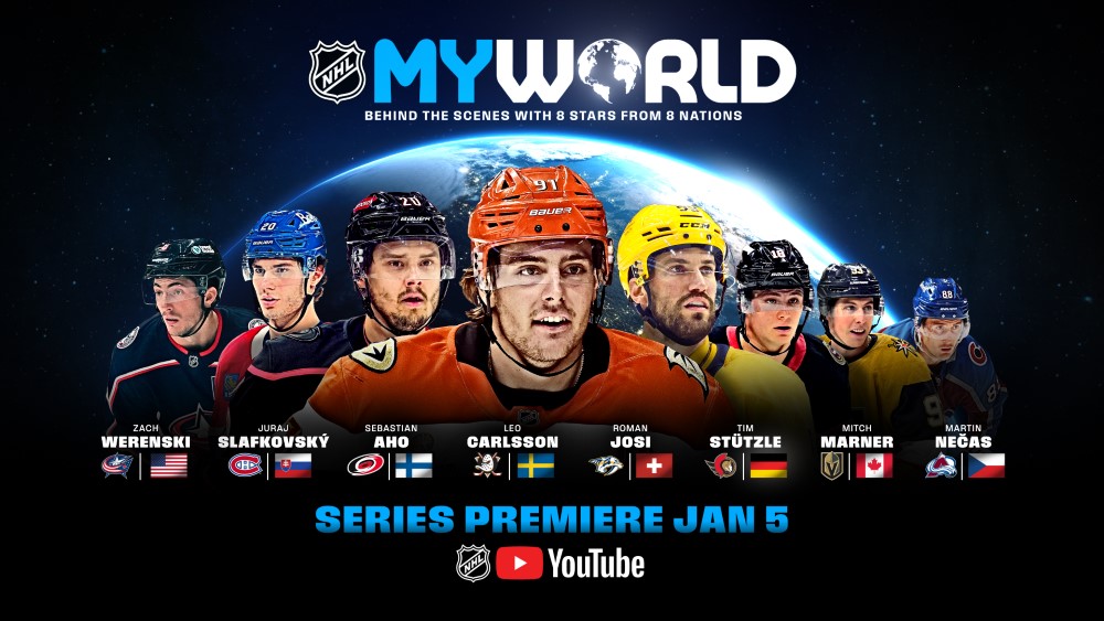 NHLPR's tweet image. The National Hockey League has announced a new, short-form series debuting on its YouTube channel titled, “NHL MY WORLD.”

Full details: media.nhl.com/public/news/19…