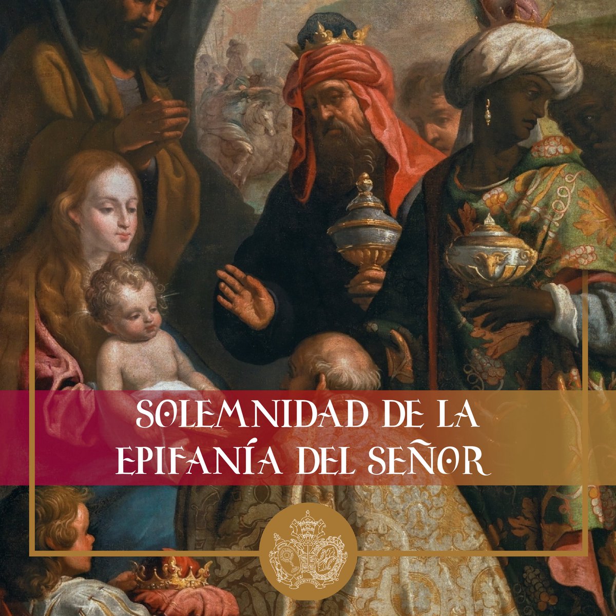 𝐒𝐎𝐋𝐄𝐌𝐍𝐈𝐃𝐀𝐃 𝐃𝐄 𝐋𝐀 𝐄𝐏𝐈𝐅𝐀𝐍Í𝐀 𝐃𝐄𝐋 𝐒𝐄Ñ𝐎𝐑

«Los Magos emprenden un viaje en busca del Rey que ha nacido. Ellos son imagen de los pueblos en camino en busca de Dios, de los extranjeros que ahora son conducidos al monte del Señor»

#EstudiantesMadrid
