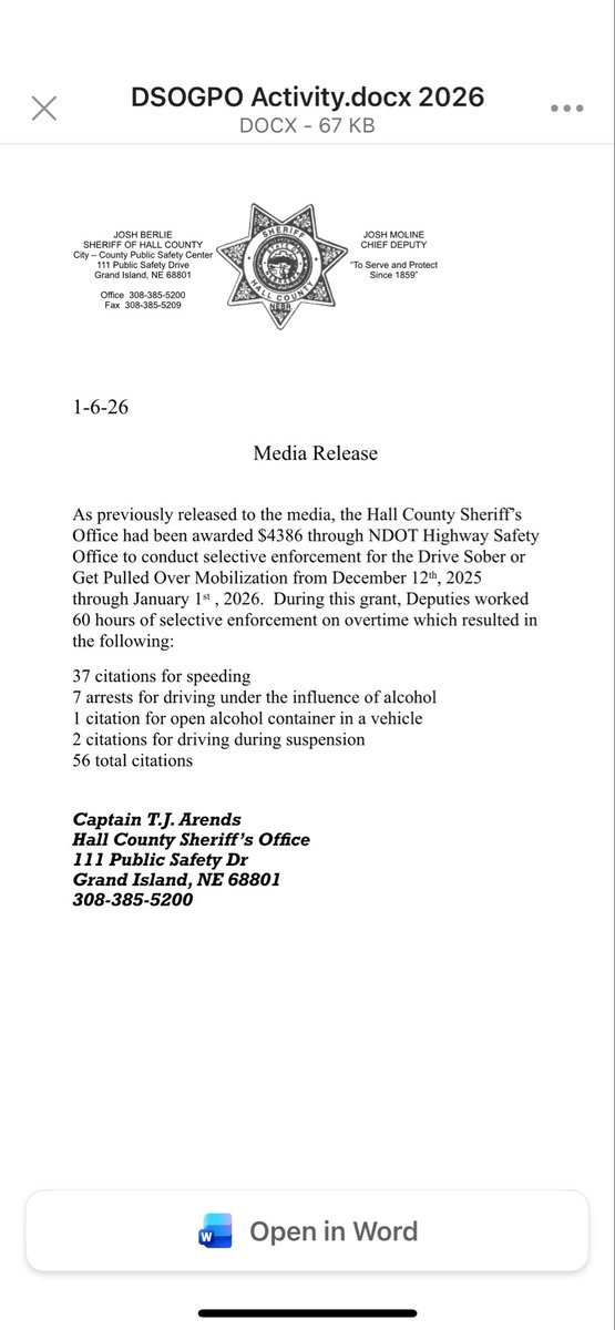 Hall County Sheriff's Department tweet media