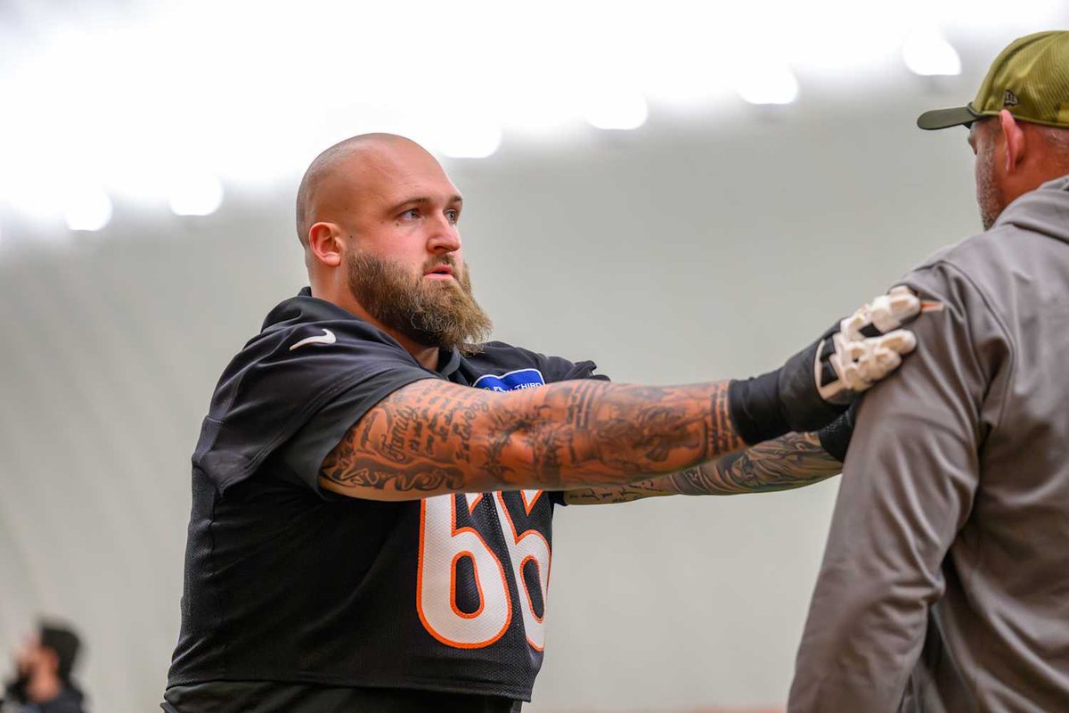 Amarius Mims hopes the Bengals bring back Dalton Risner.

“I want him to be my right guard as long as I’m here,” Mims said. “I think he’s the best right guard in the NFL.”

I shared that comment with Risner.

“That’s super kind man,” he said. “I don’t know about best right guard