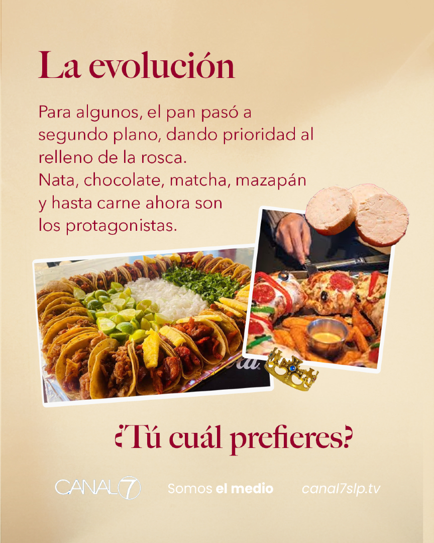 Si algo ha cambiado, definitivamente ha sido la rosca de reyes 👑

Desde su origen tradicional, la rosca se ha reinventado con el paso del tiempo hasta convertirse en salada y con pepperoni encima 🤔 ¿Tú cómo la prefieres?
Cuéntanos y celebremos juntos este Día de Reyes ✨