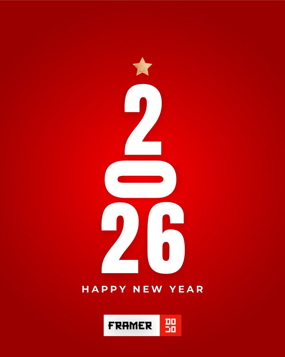 framerdojo's tweet photo. Happy New Year!🤝🥂🎉
New year. New skills. New edge.

We’re kicking off the year with a FREE training, If design, tech, AI, or creativity is part of your 2026 goals, kindly check next post for more details☺️

#newyear  #uiux #aicreation https://t.co/KcQspymHdb