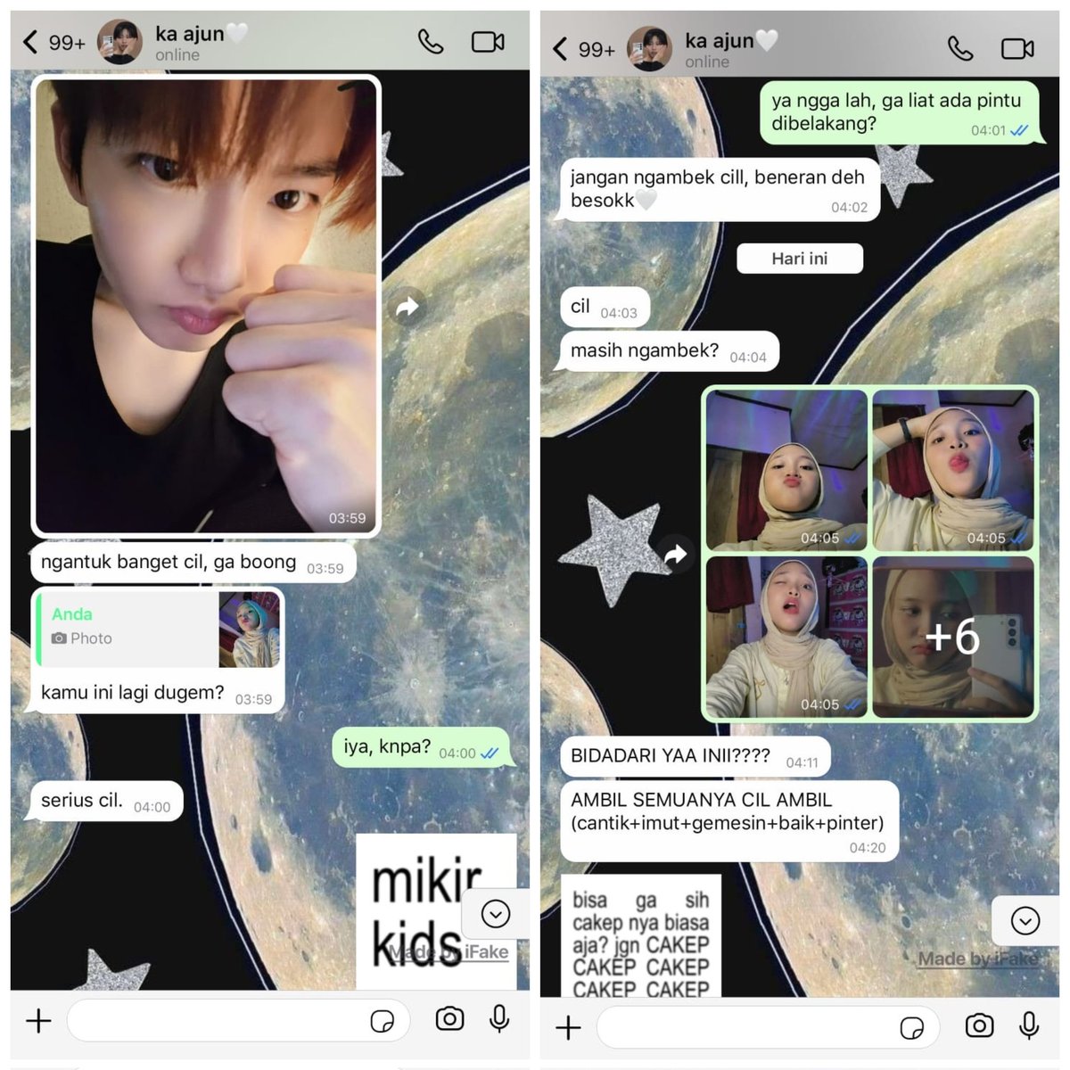 kyuraayoung's tweet image. raa: "aku nyindir loh itu"
kajun: "iyaa, maafin ya cill"

#TMSD #TreasureMakerSelcaDay #JUNKYU #TREASURE #JunRaa @treasuremembers