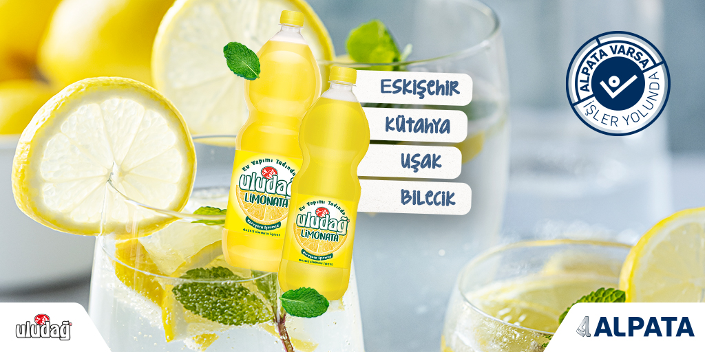 Doğal limonların eşsiz ferahlığı, Uludağ’ın taptaze limonatasında sizi bekliyor.

Alpata güvencesiyle Eskişehir, Kütahya, Uşak ve Bilecik’te her yerde.

#alpataileheryerde #Uludağ #limonata #AlpataGüvencesiyle