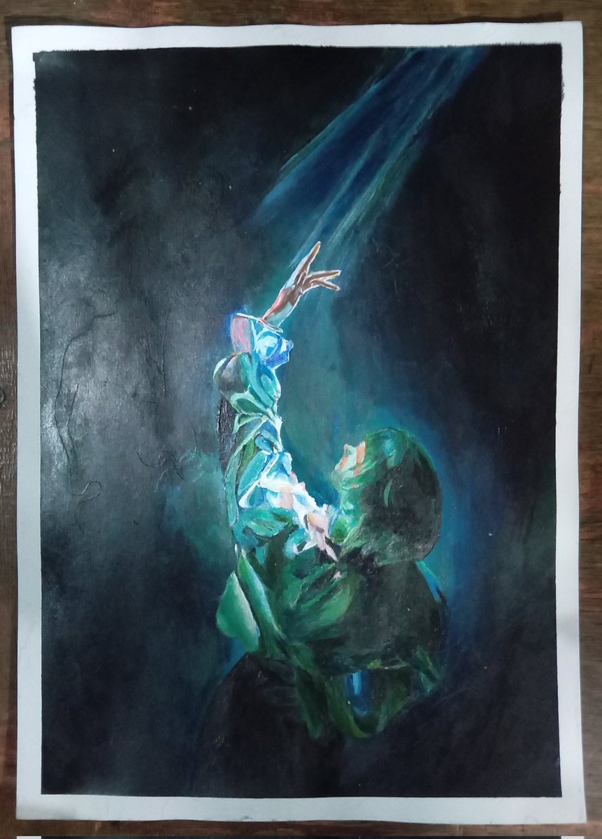 Haikyuu_Sensei's tweet photo. It may not look the same, but I did my very best. 

Reference Vs Art

#artwork #art #Reference #acrylic #painting https://t.co/dBEygixsew