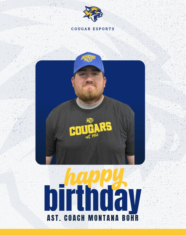 NICCeSports's tweet photo. Happy birthday to Asst. Esports Coach, Montana Bohr!🎂 https://t.co/JEhpIOk8sW