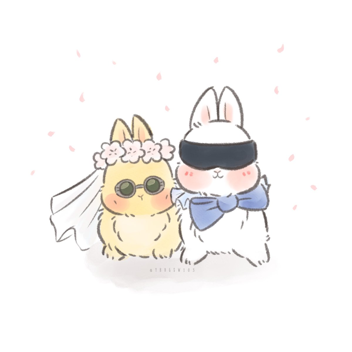 YBHGSW103Art_'s tweet image. 🩵💛🐰
#gonana #NanaBunny