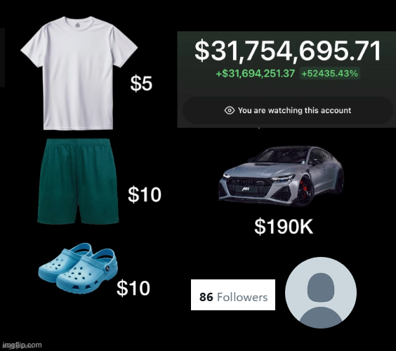 Crypto millionaires starter pack :
