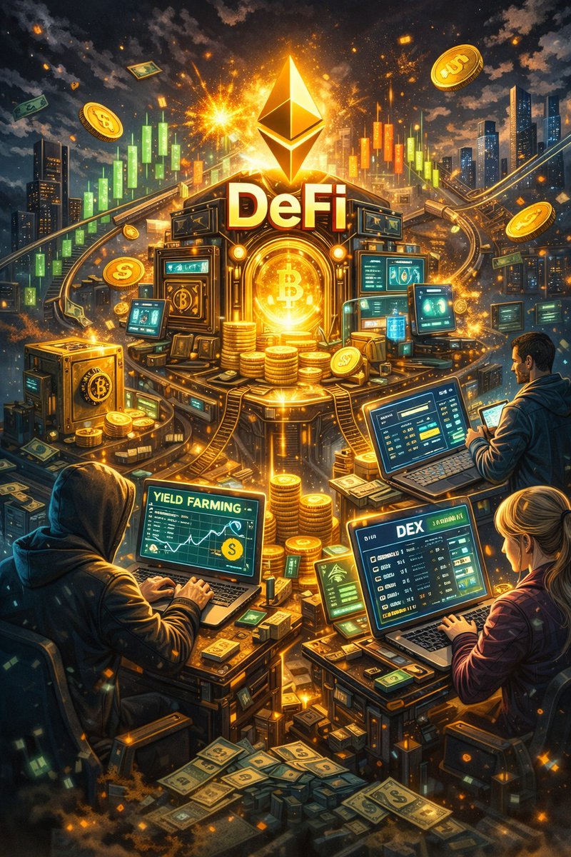 sakurusweb3's tweet image. 1/ DeFi didn’t die — it went quiet.
While hype chased memes, real protocols kept building.