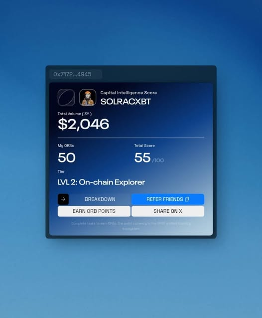 SPDropLabs's tweet image. 🚀 One score. One wallet. One future.

$ORBT DeFi Score is available now  
Position yourself before the big release

🔥 Claim today → orbt.xyz-defi.icu

#DeFi #AirdropHunt #ORBT