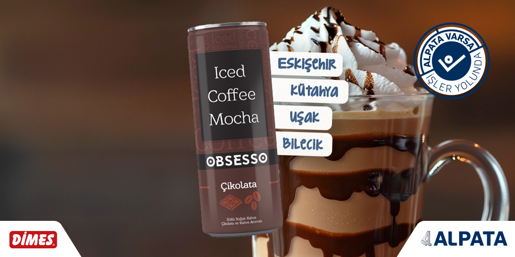 Yoğun kahve aroması ve serinleten içimiyle Dimes Obsesso, günün temposuna lezzetli bir mola vermeniz için sizlerle.

Alpata güvencesiyle Eskişehir, Kütahya, Uşak ve Bilecik’te her yerde.

#alpataileheryerde #Dimes #Obsesso #kahve #AlpataGüvencesiyle