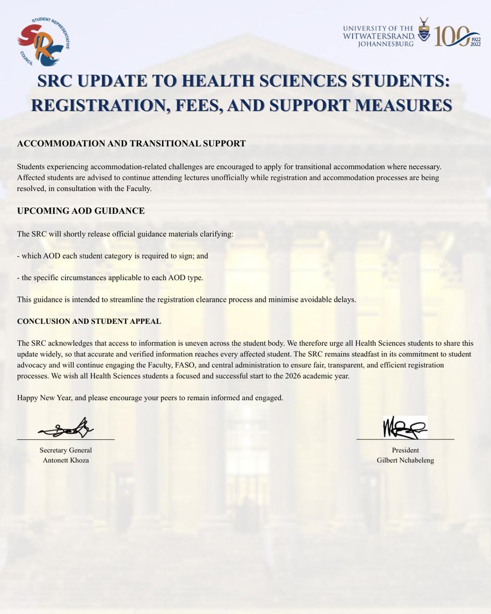 Wits SRC tweet media