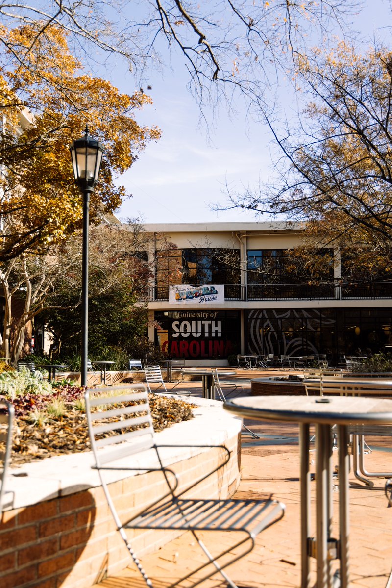 UofSC's tweet image. The calm before campus is alive again...